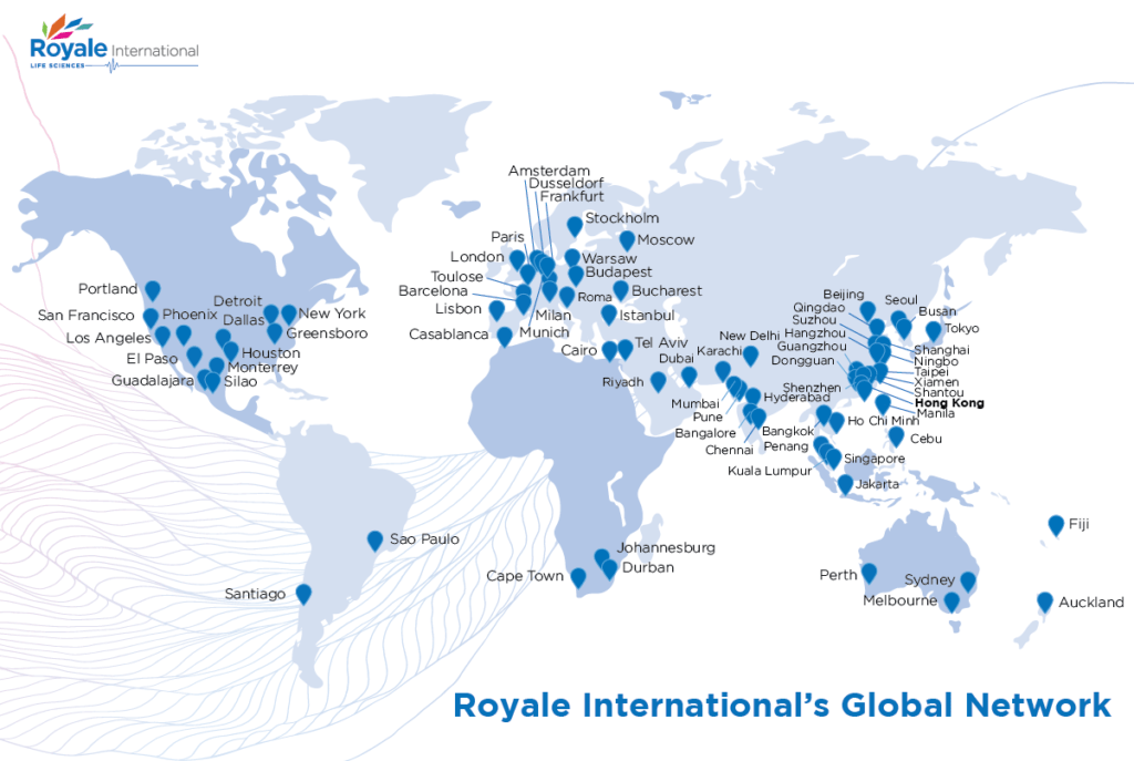 Royale International's Life Science Global Network
