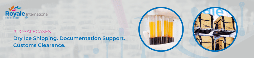 Royale International’s bio-logistics experts provide documentation and customs clearance support for biotech companies.